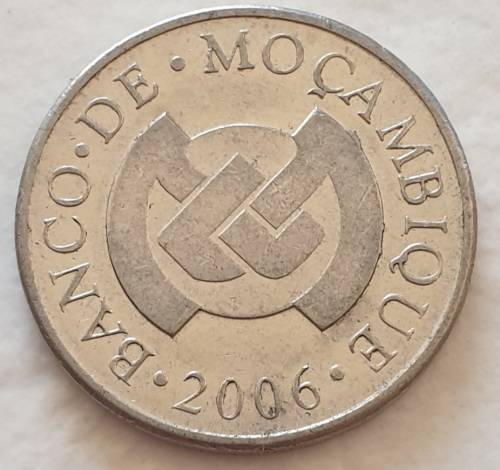 2006 - 2 METICAIS - MOCAMBIQUE - MOZAMBIQUE - COELACANTH FISH - (Nickel Plated Steel)